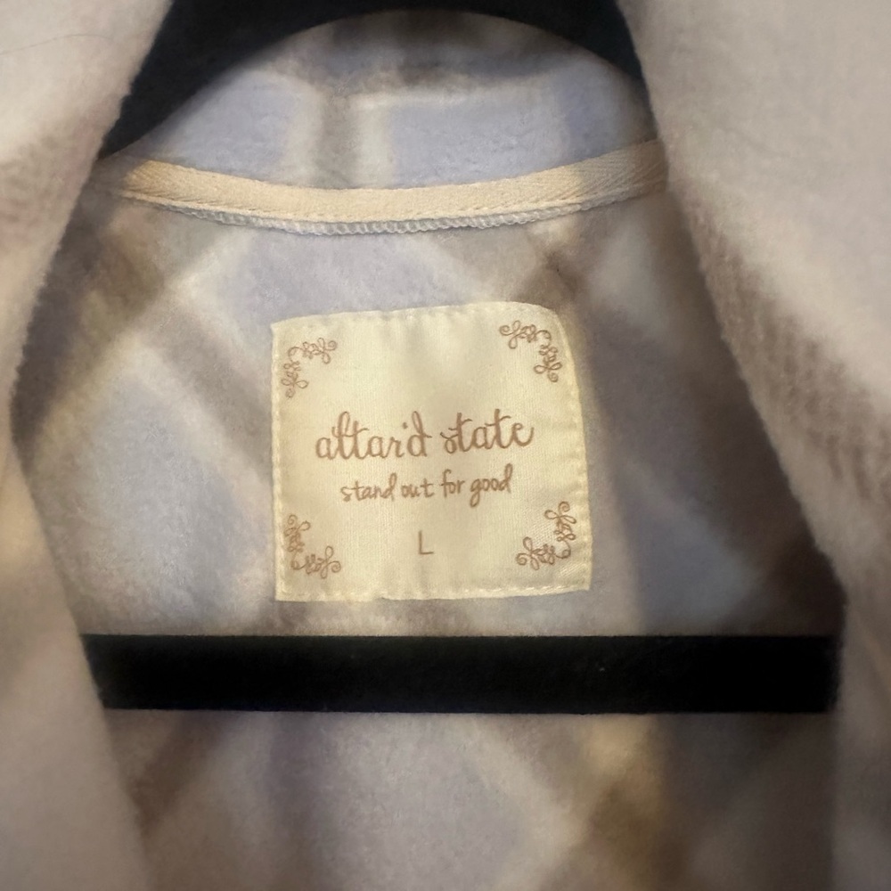Altar'd State Plaid Shacket - Picture 2 of 2